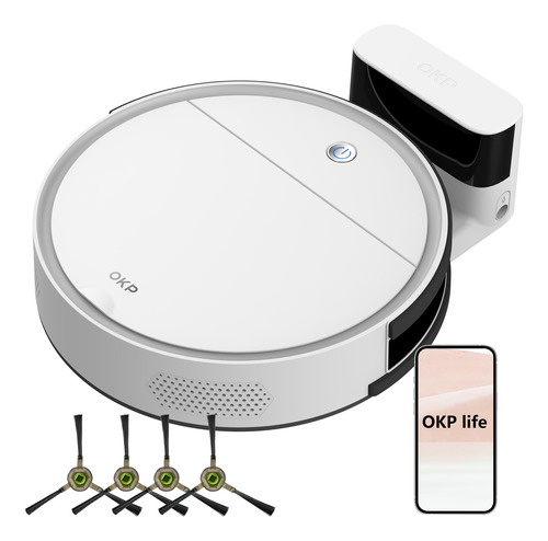 Okp Life Aspiradora Robotica Wifi/app/alexa, Autocarga, Sist