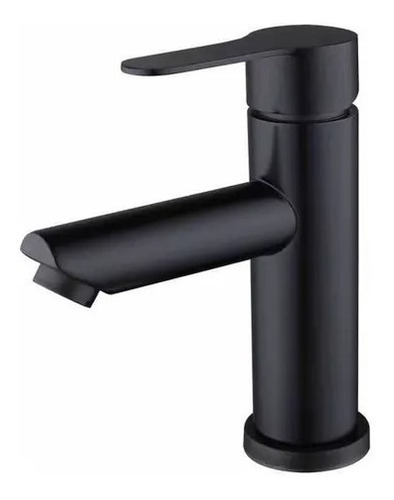 Llave Monomando Lavamanos Negro Acero Inox. Cod: 6205-3 Bof