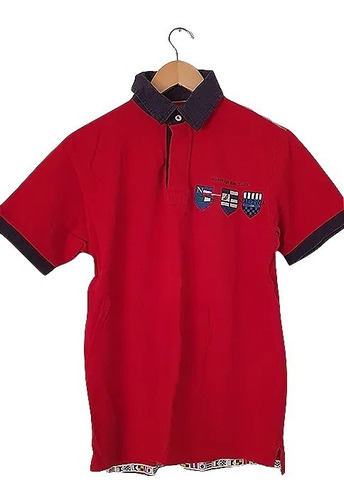 Polo Roja Hombre Maritime S