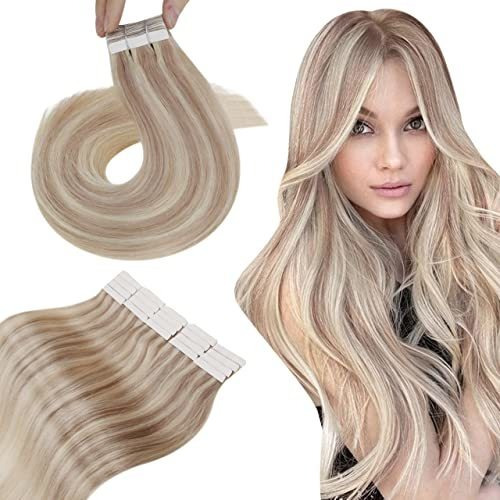 Hetto Tape In Hair Extensions Rubia Pelo Humano 22 9m3nx