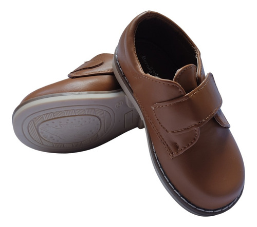Zapato De Vestir Para Niño Con Velcro