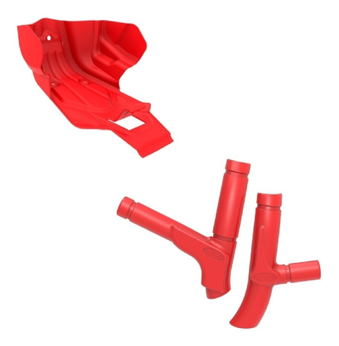 Kit Protetor De Motor / Quadro Crf 230 Anker Vermelho 