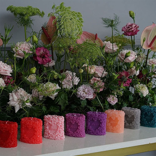 Moldes Silicona Rosa Para Velas Y Jabones Moldes Para Tartas