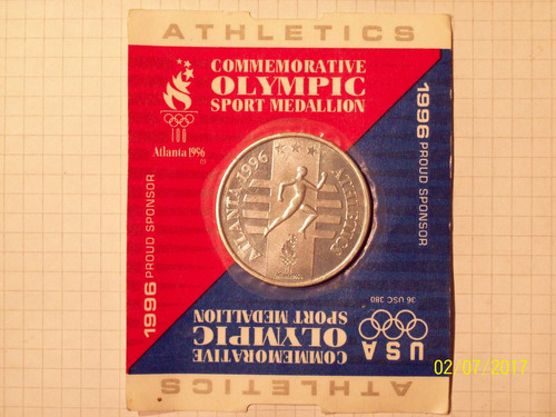 Medalla Conmemoracion Juegos Olimpicos 1996