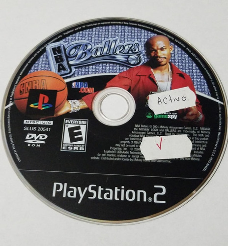 Nba Ballers - Playstation 2 Blakhelmet C