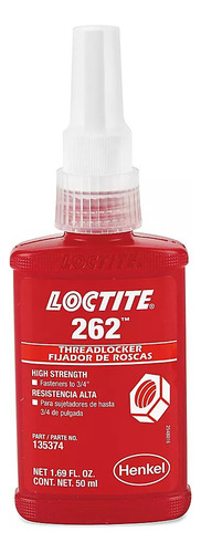 Loctite 262 Fijador De Roscas 50 Ml (10 Pzas) Si Facturamos.