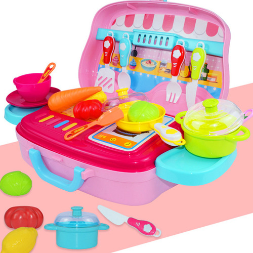 Juego De Juguete De Simulación De Cocina Para Niñas, Juego D