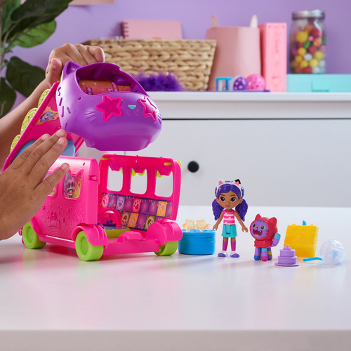 Gabby's Dollhouse Autobús De Fiesta Figuras De Gabby