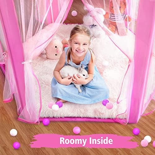 Carpa Princesa Monobeach Para Niñas, Castillo De Juego