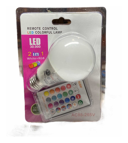 Tira Led Rgb 5050 Más Foco Lámpara Led Con Control Remoto