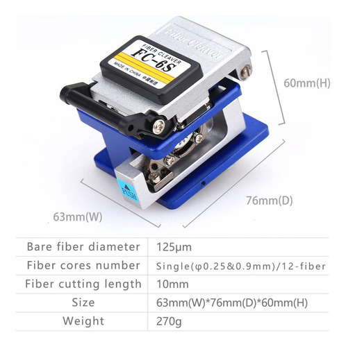 Fc-6s Fiber Cleaver Stripping Cutter Tools Cabo De Fibra Ópt