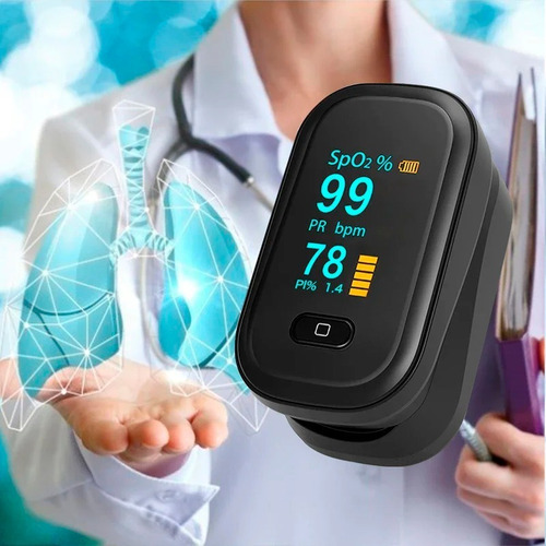Imagen 2 de 6 de Oximetro Yonker Medico (envío+pilas+estuche+garantía 6m)
