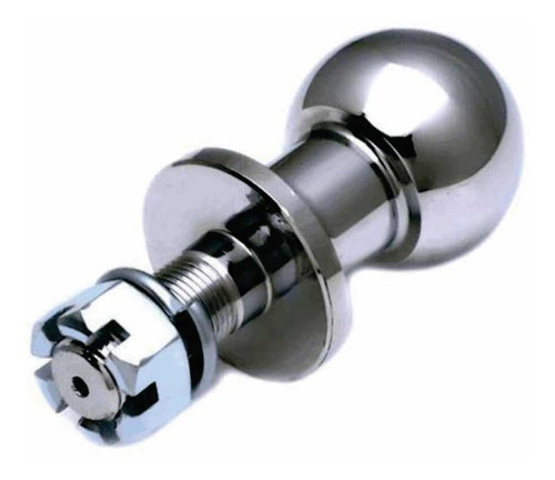 Esfera De Engate 50mm Cromada Aço Maciço