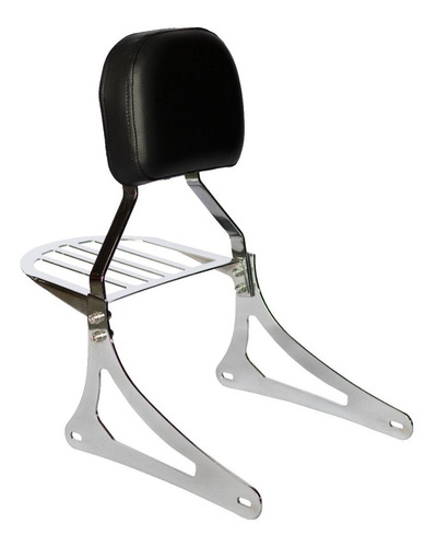 Sissy Bar / Encosto Fixo Cromado  Boulevard C1500 + Brinde