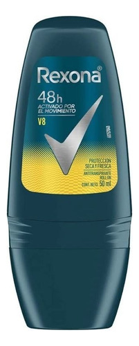 Desodorante Rexona Men V8 Roll On 50 Ml Frescura