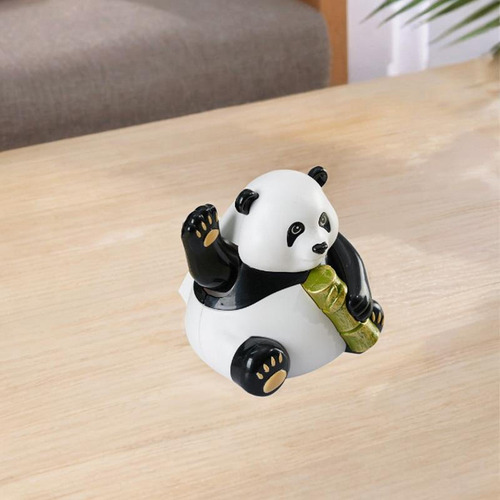 Ornamento Para Automóvil De Solar Panda Feng Shui Decor