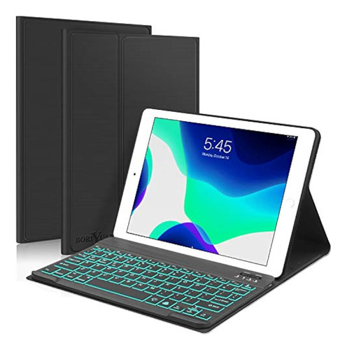 Nuevo iPad 10.2 8th 7th Generation 2019 Keyboard Case, Boriy