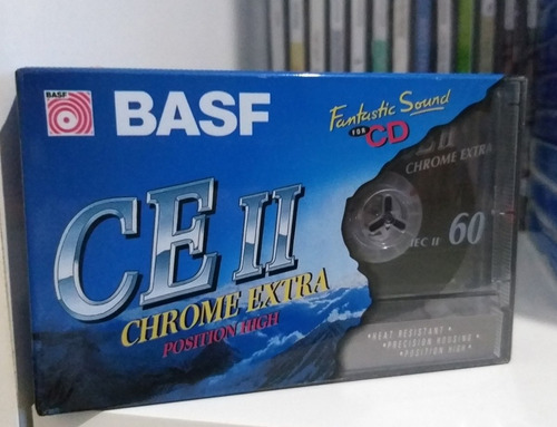 Fita Cassete K7 Basf Chrome Extra 60 Nova Lacrada :)