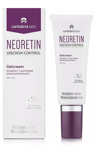Neoretin, Gelcream Pigment Lightener Despigmentante. Spd 50.