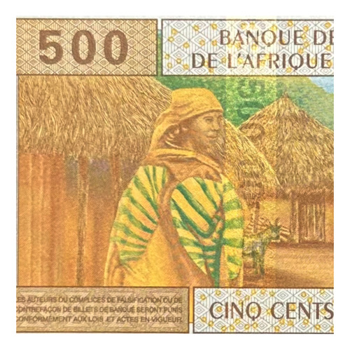 Congo - 500 Francos - Año 2002 - E. A. C