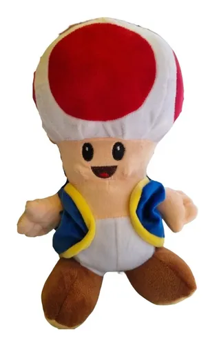 Toad Peluche Mario Bros Calidad Premium Toad Rojo