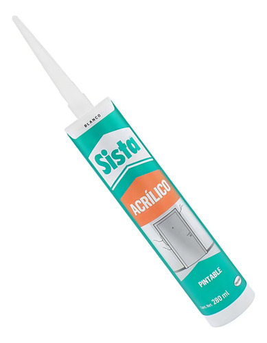 Pack 6 Sista Acrilico Estandar Blanco 280 Ml Henkel