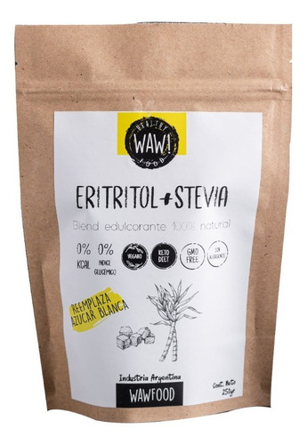 Eritritol 99,5% + Stevia Puro 0,5% | 100% Natural | X500gr.