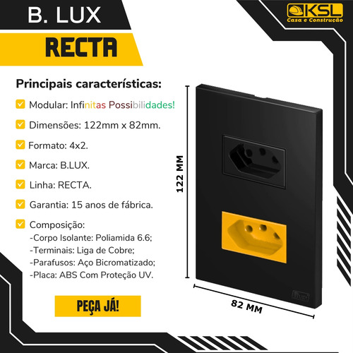 Campainha Residencial Eletrica Cigarra Grafite Com Fio Recta