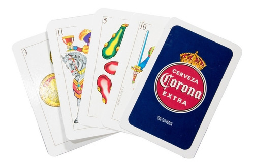 Imagen 2 de 7 de Baraja Española Cervezas: Corona, Modelo, Victoria, Etc