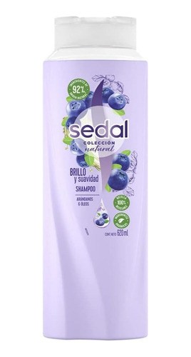 Sedal Shampoo Brillo/suavidad, 650 Ml