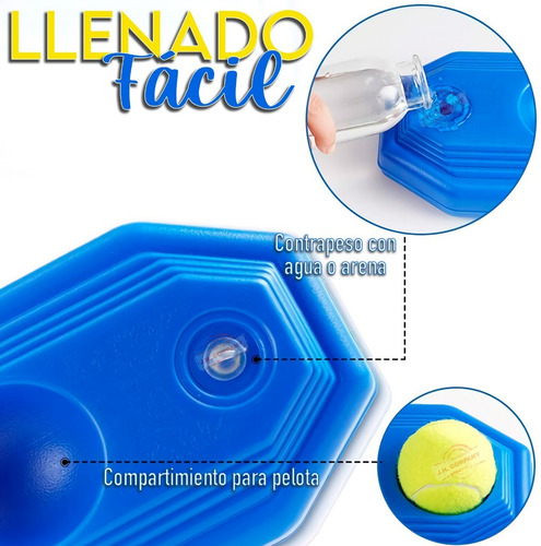 Base Entrenamiento Para Tenis Pelota Rebote Practica Wq-01
