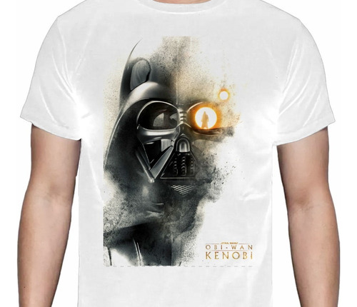 Obi Wan Kenobi - Star Wars - Vader- Blanca - Serie - Polera 