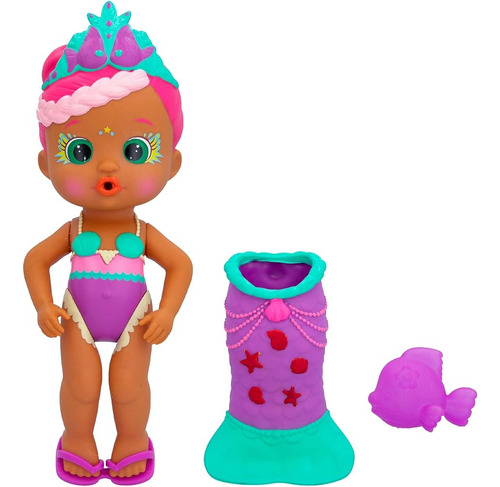Imc Toys Bloopies Mermaid Magic Tail Sunny - Juguete Acuátic