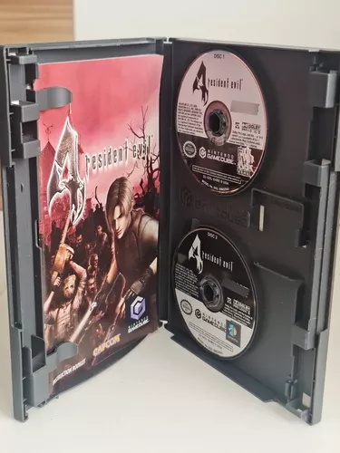 Resident Evil 4 Nintendo Original Game Cube Duplo Completo