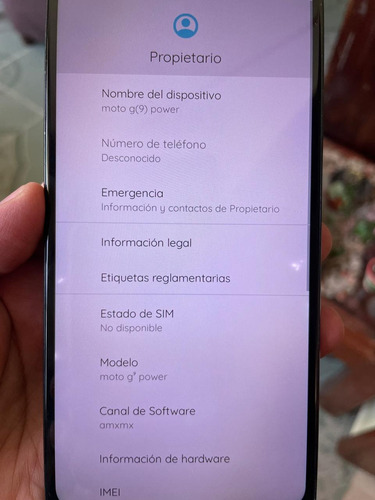 Moto G9 Power, Color Azul, Poco Uso (Usado)