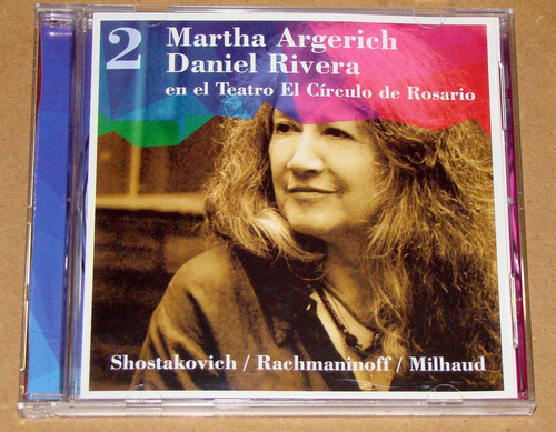 Martha Argerich D Rivera Rachmaninoff Shostakovich Cd Kktu 