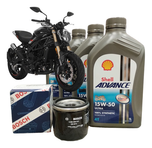 Kit Service Benelli 752s+shell Sintetico+filtro Bosch