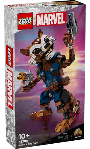 Lego Rocket Y Baby Groot Super Heroes 76282 Cantidad de piezas 566