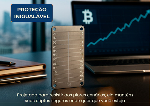 Kit 2 Un Cold Wallet Bitcoin Proteção Para Criptomoedas