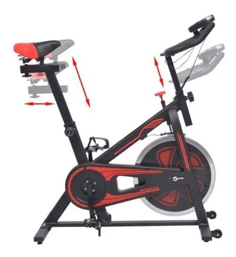 Bicicleta Estática Spinning Gimnasio Z210 Pro