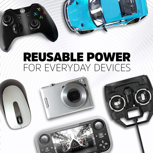 Imagen 8 de 9 de Pilas Recargables Energizer Aa 2000 Mah Blister 4 Unidades