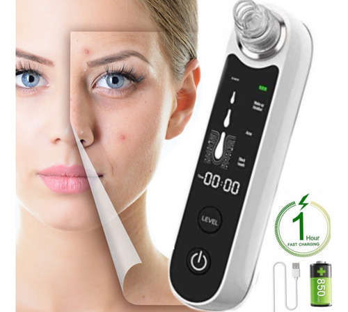 Masajeador Cuello Rf+ Microdermoabrasion Succionador Facial