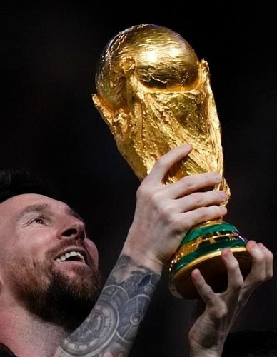 Cuadros Selección Argentina Messi Campeón Mundial Qatar 2022