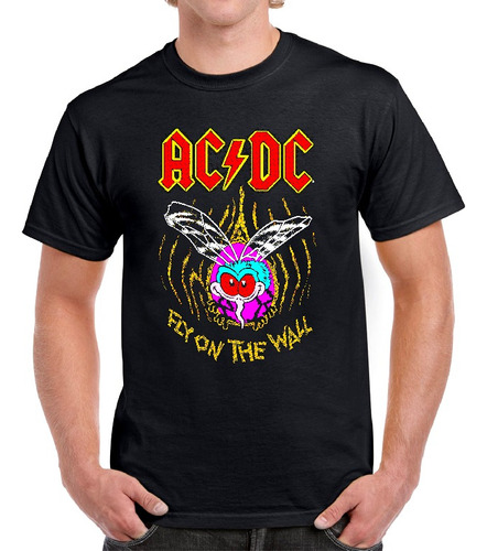 Playera - Ac Dc Fly On The Wall - Acdc Rock Tour