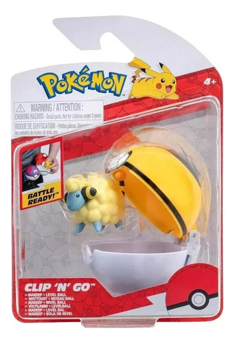 Figura Pokemon Clip N Go Pokebola Battle Ready Originl 95057