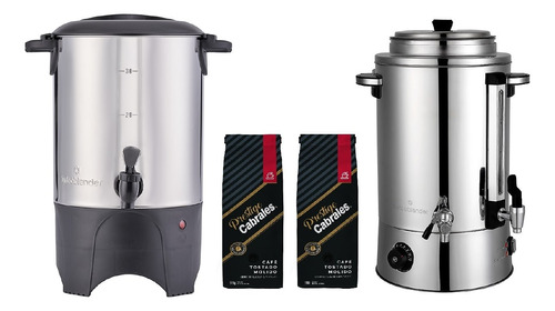 Cafetera Turboblender + Calentador Leche + 2x Cafe Cabrales