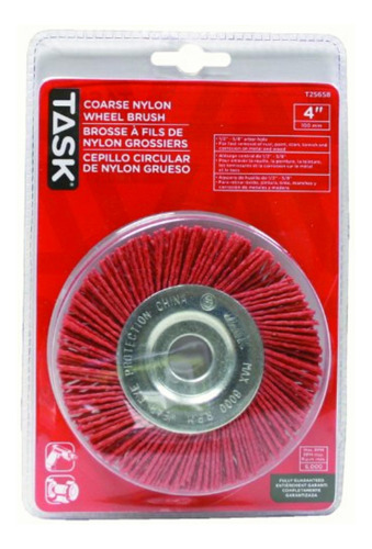 Task Tools T25658 1/2-inch To 5/8-inch Coarse Nylon Wheel