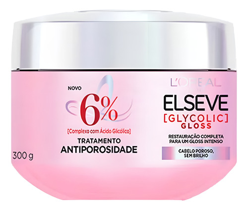 Elseve Kit Glycolic Gloss Shampoo E Condicionador 1250g