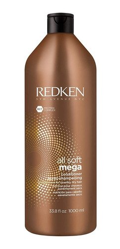 Imagen 3 de 3 de Paquete All Soft Mega Redken Shampoo + Acondicionador 1 Lt