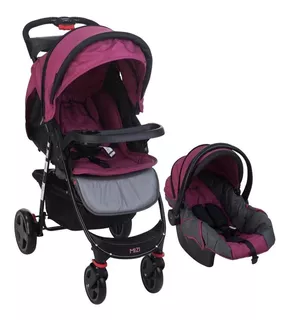 Carriola Infanti Mizi Reclinable Portabebe Color Cassis